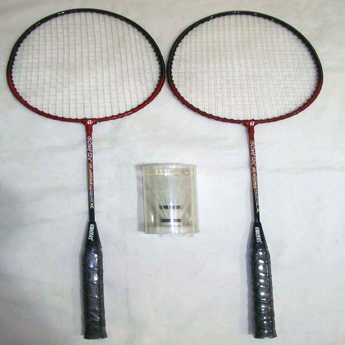 雙人鋁製羽球拍組